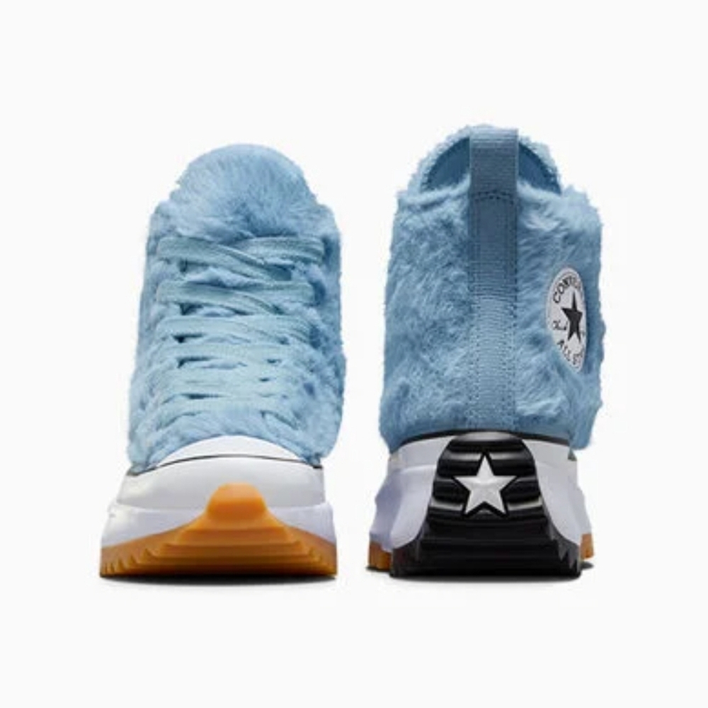 CONVERSE Exclusive Run Star Hike Platform Faux Fur High Top Sneakers - Picture 2 of 13